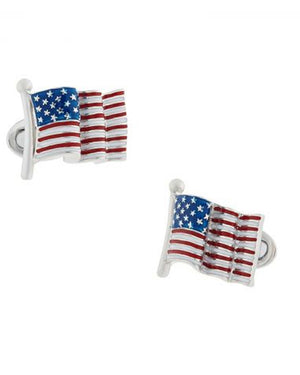 Enamel American Flag Cufflinks