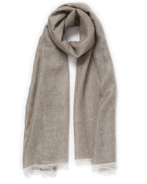 The Summer Cosmos Scarf in Taupe