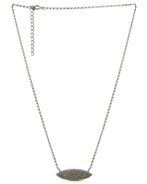 Diamond Marquis Pendant Necklace