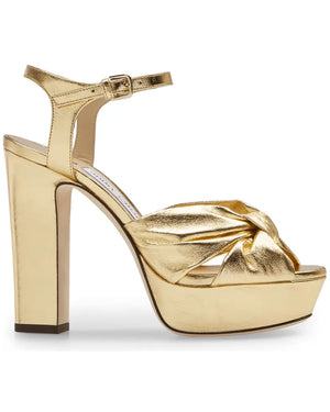 Heloise Platform Sandal in Gold