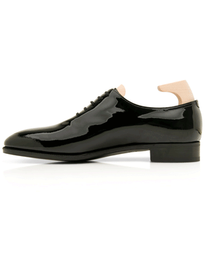 Marldon Patent Formal Shoe in Black