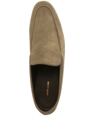 Tyne Suede Loafer in Olive