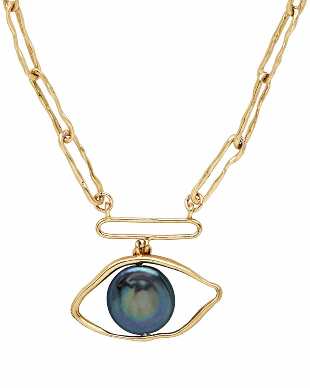 Bronze Eye Prezza Pearl Necklace