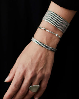 Sterling Silver Cascade Cuff Bracelet