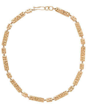 Kusama Bronze Link Collar Necklace