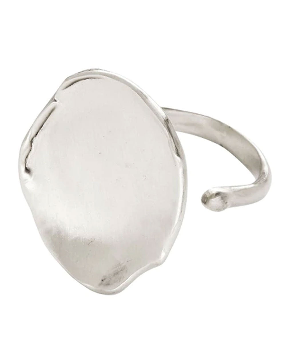 Lily Pad Sterling Silver Adjustable Ring