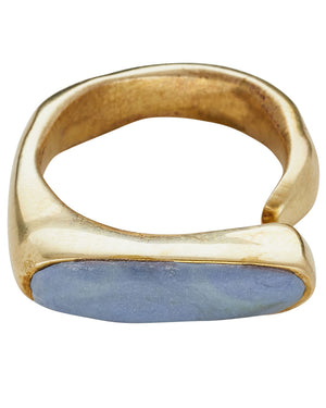 River Bronze Wedgewood Clay Ring