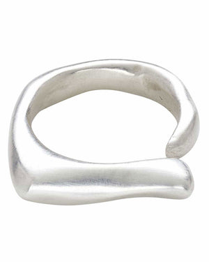 Wave Sterling Silver Adjustable Ring