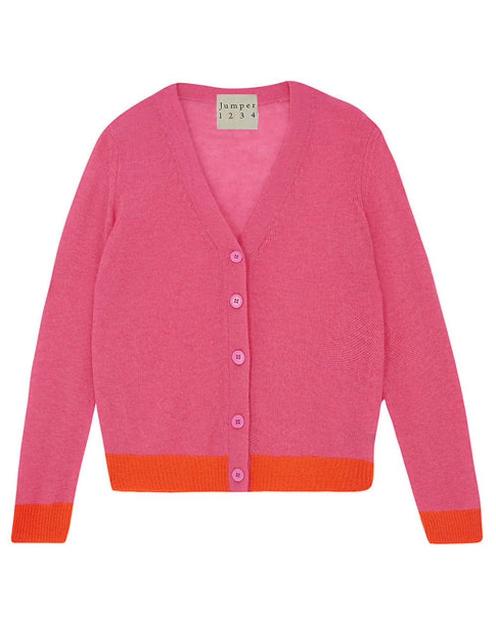 Candy Neon Contrast Cardigan