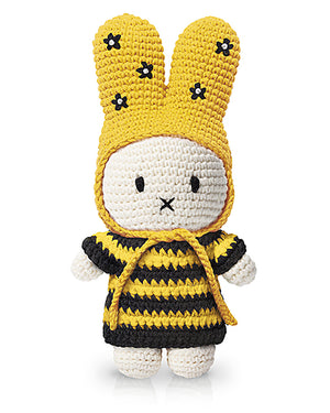 Miffy Handmade and Her Striped Bee Dress with Flower Hat
