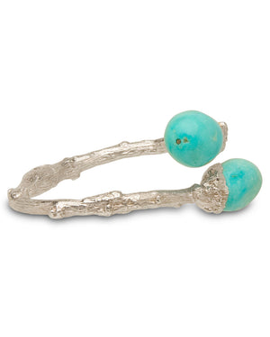 Turquoise Twig Cuff Bracelet
