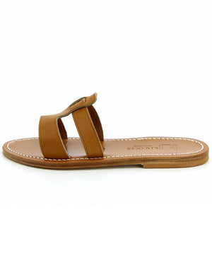 Thanos Sandal in Natural Leather