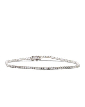 White Diamond Tennis Bracelet