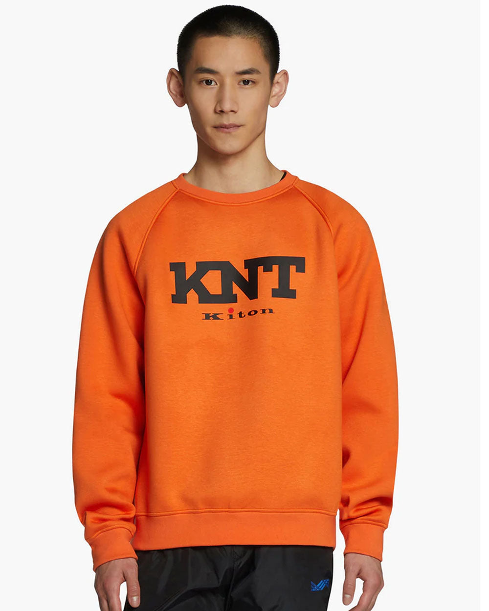 Orange Logo Crewneck Sweatshirt