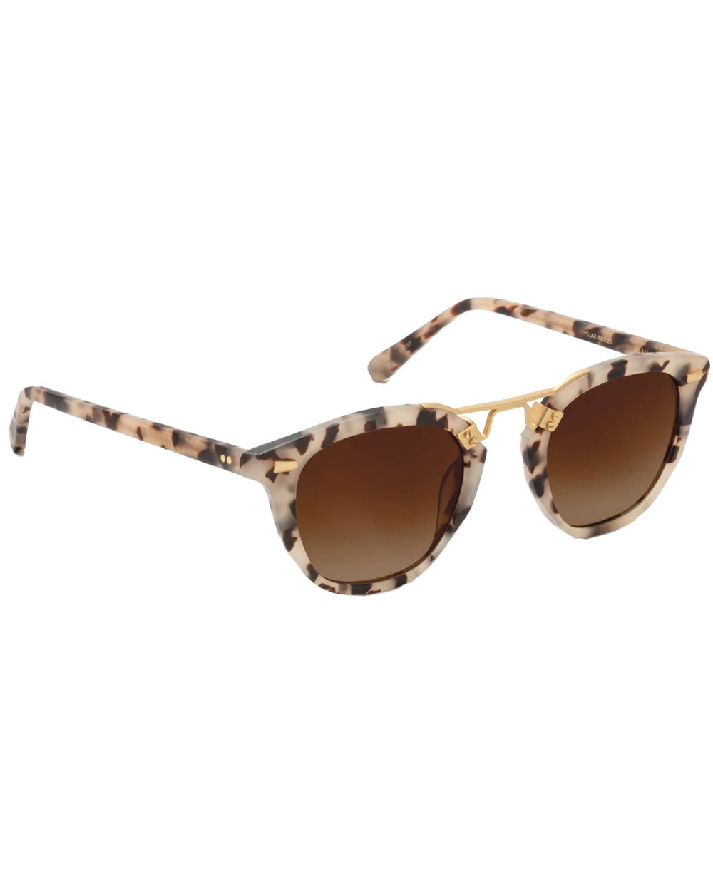Beau Sunglasses in Matte Oyster 24K Polarized