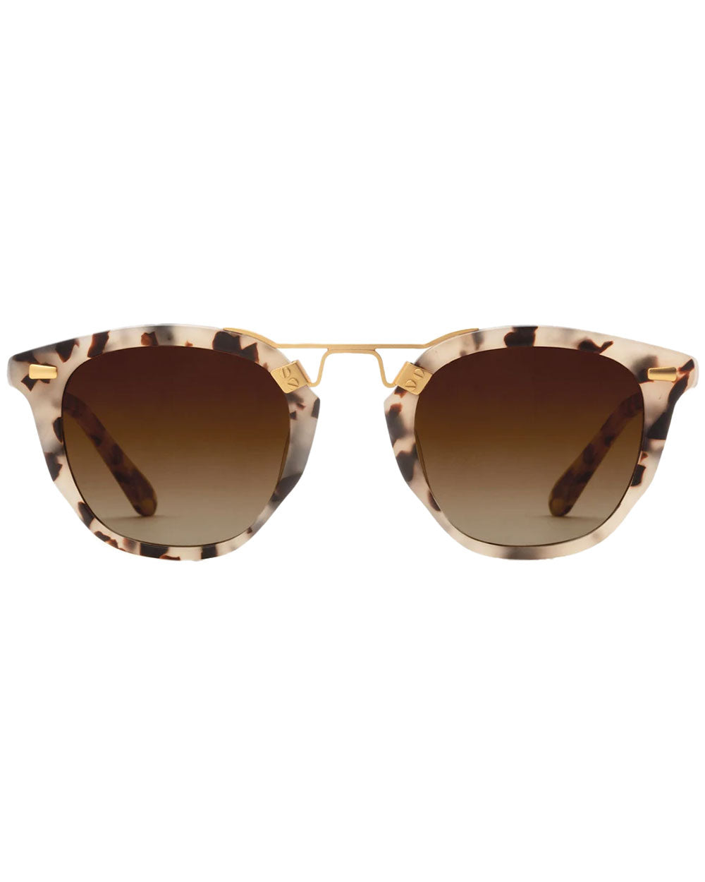 Beau Sunglasses in Matte Oyster 24K Polarized