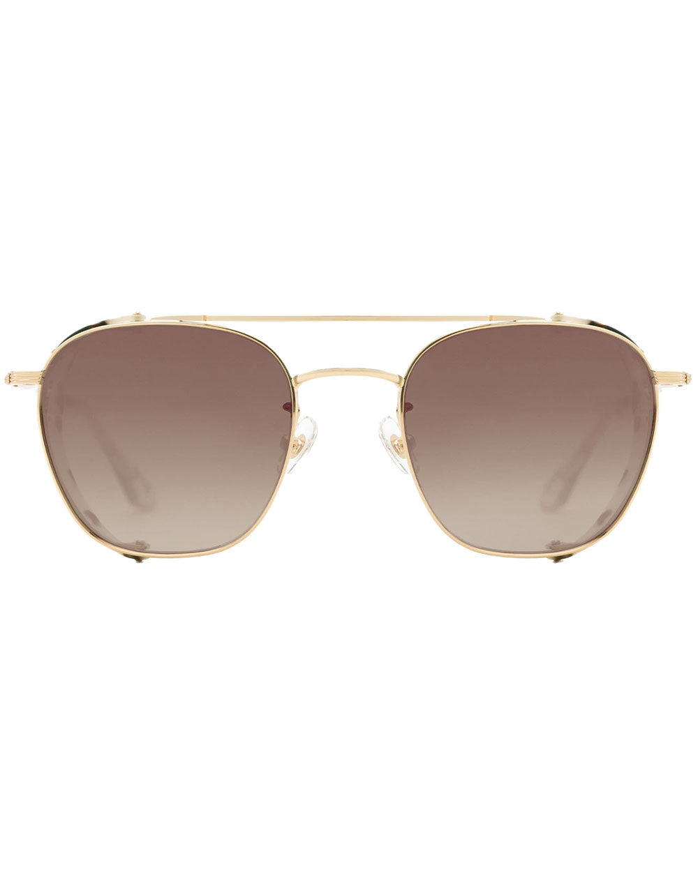 KREWE Earhart Blinker Sunglasses in Matte Oyster Petal – Stanley Korshak