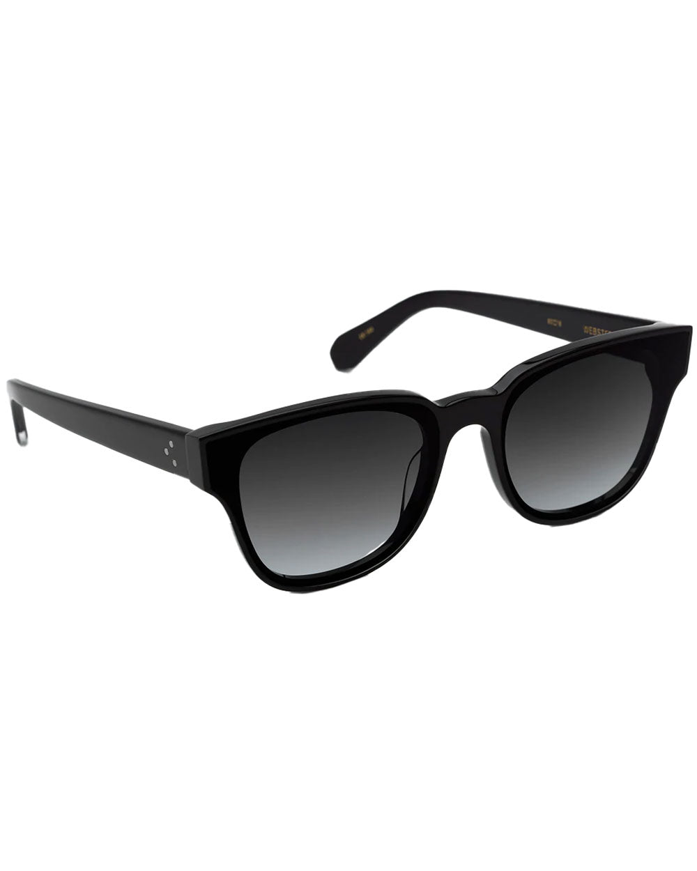 Webster Nylon Sunglasses in Black and Shadow