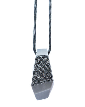 Black Diamond Facet Collection Necklace