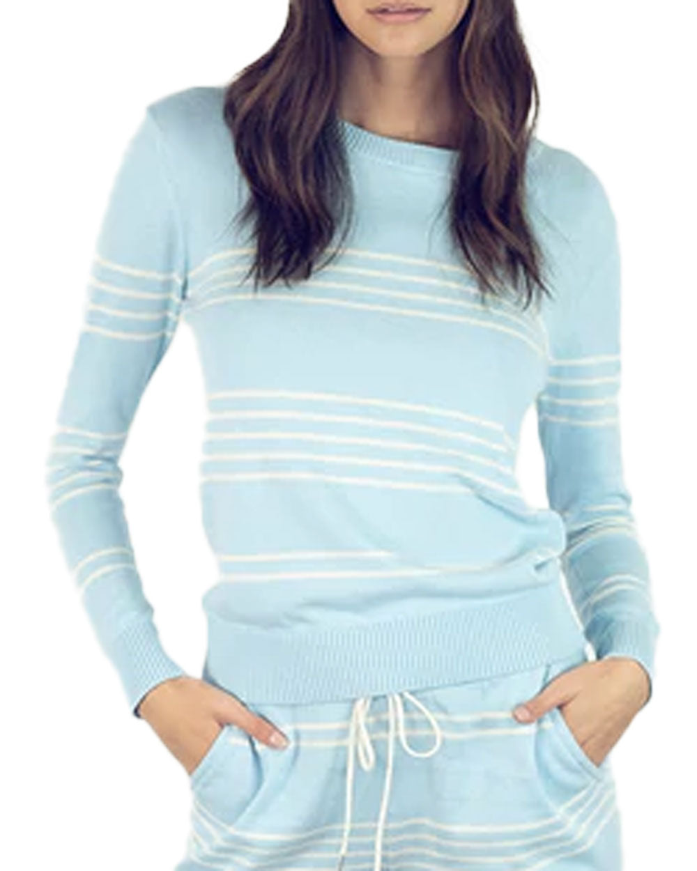 Sky Blue Saint Martins Striped Sweater