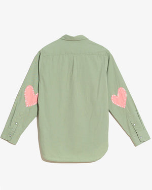 Moss Mai Patchwork Love Shirt