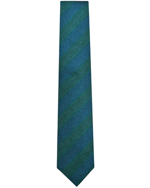 Blue and Green Stripe Tie
