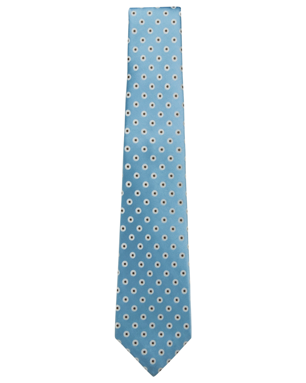 Blue and Silver Dotted Tie