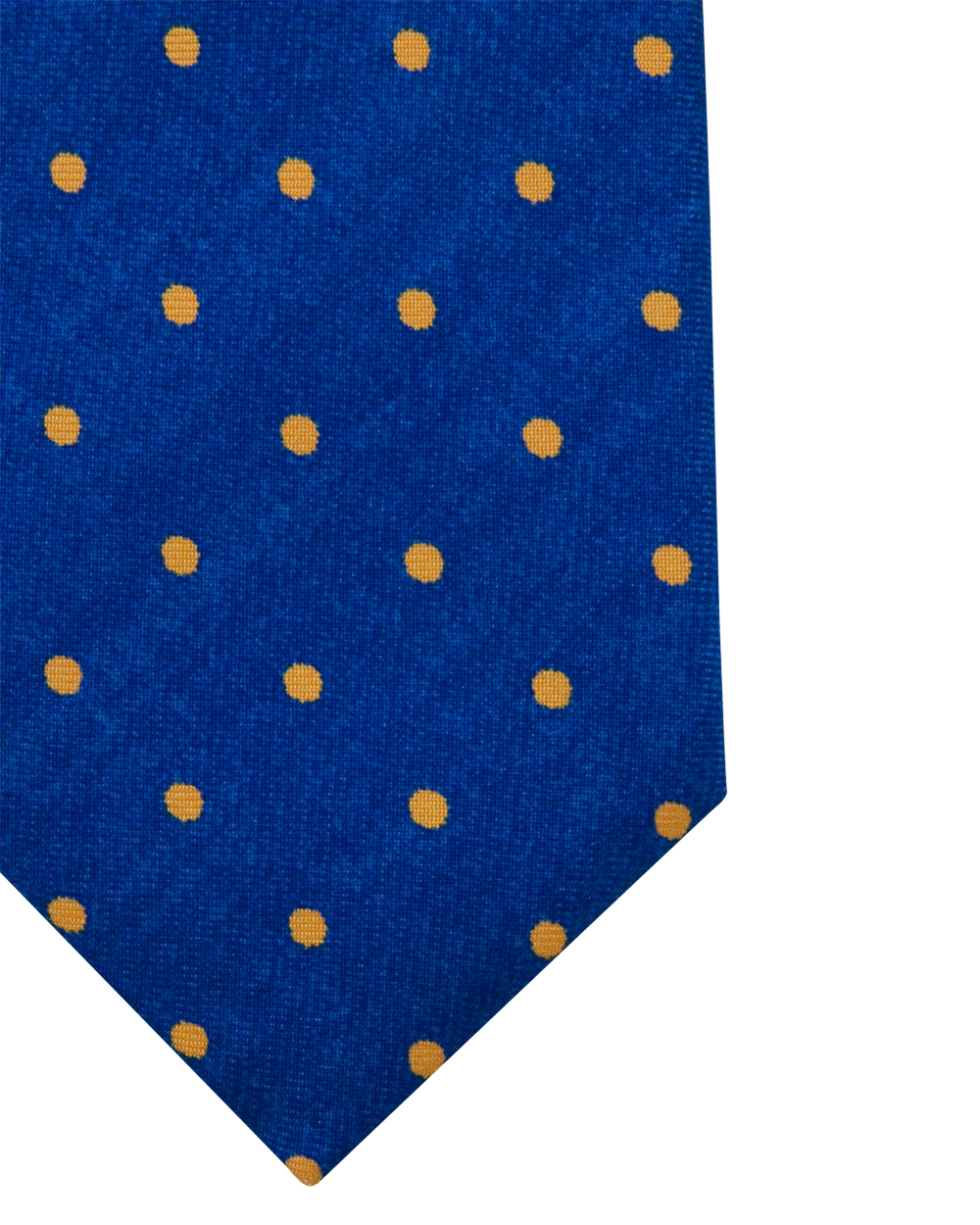 Blue and Yellow Dotted Tie