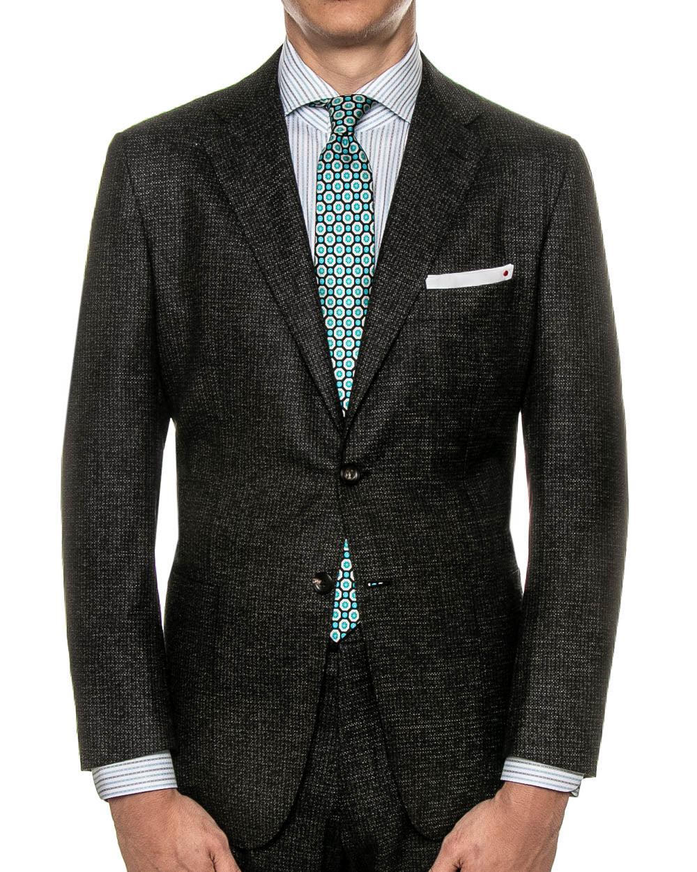 Charcoal Micro Check Suit