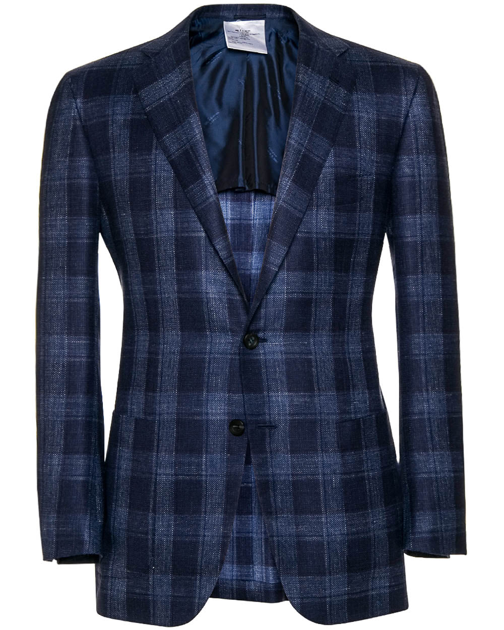 Dark Blue and Navy Plaid Sportcoat