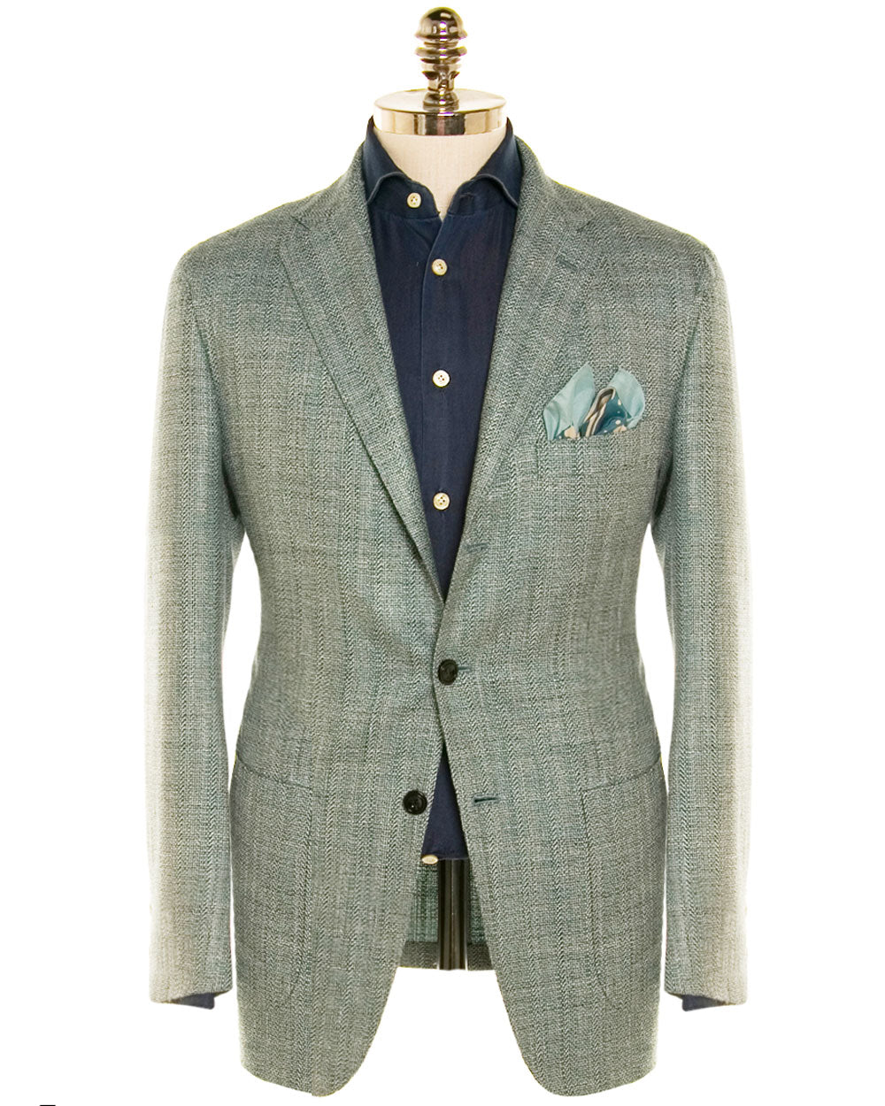 Green Donegal Solid Sportcoat