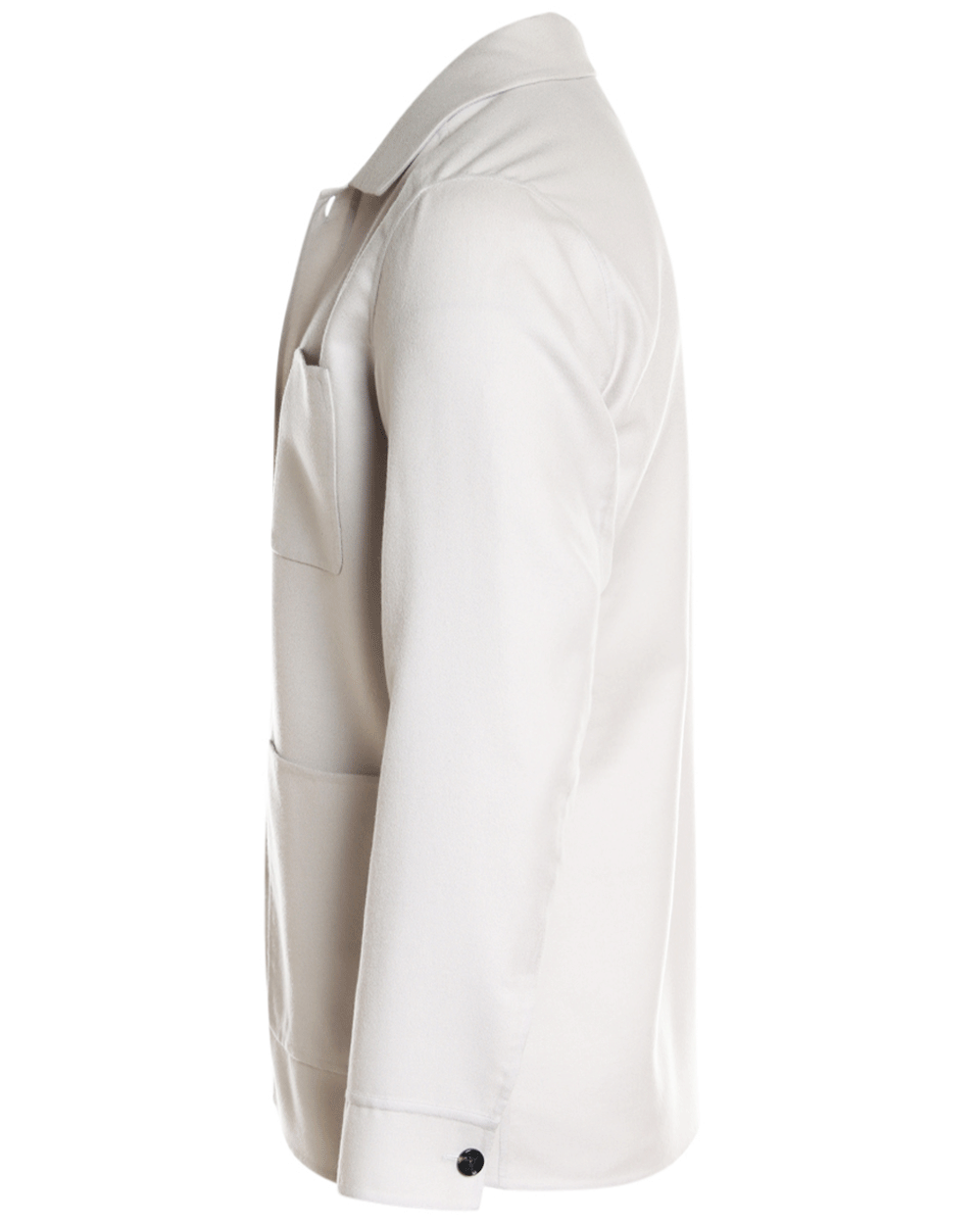 Ivory Double-Faced Cashmere Work Jacket