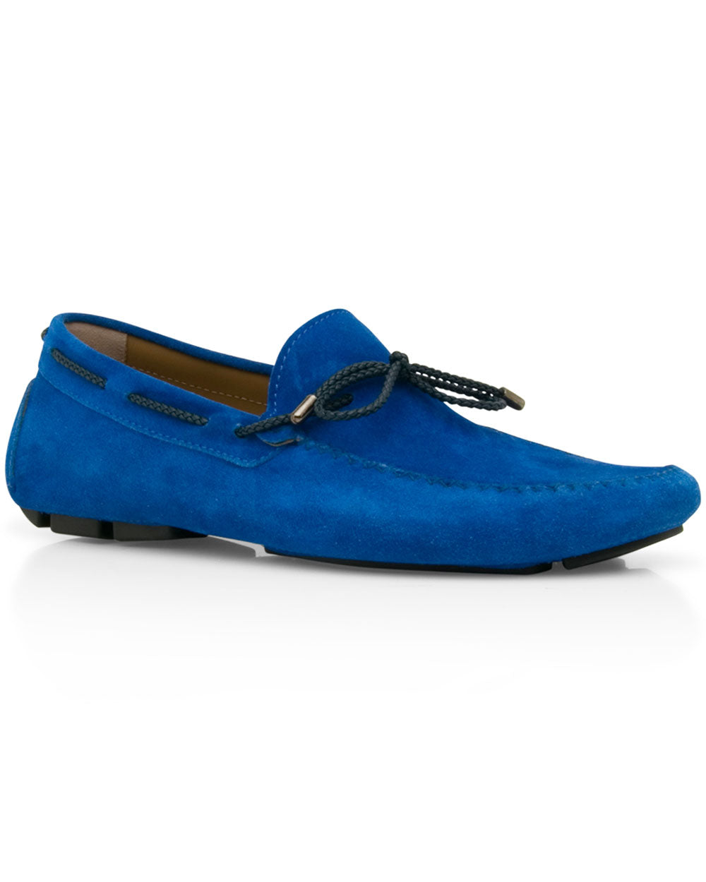 Lace Up Driver in High Blue