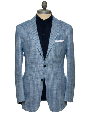 Light Blue and White Textured Sportcoat