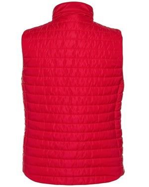 Red Quilted Nylon Vest