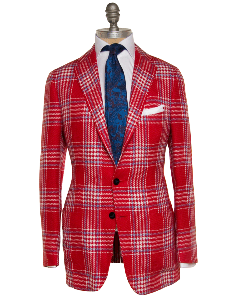 Red and Blue Plaid Sportcoat