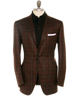 Rust and Chocolate Plaid Sportcoat