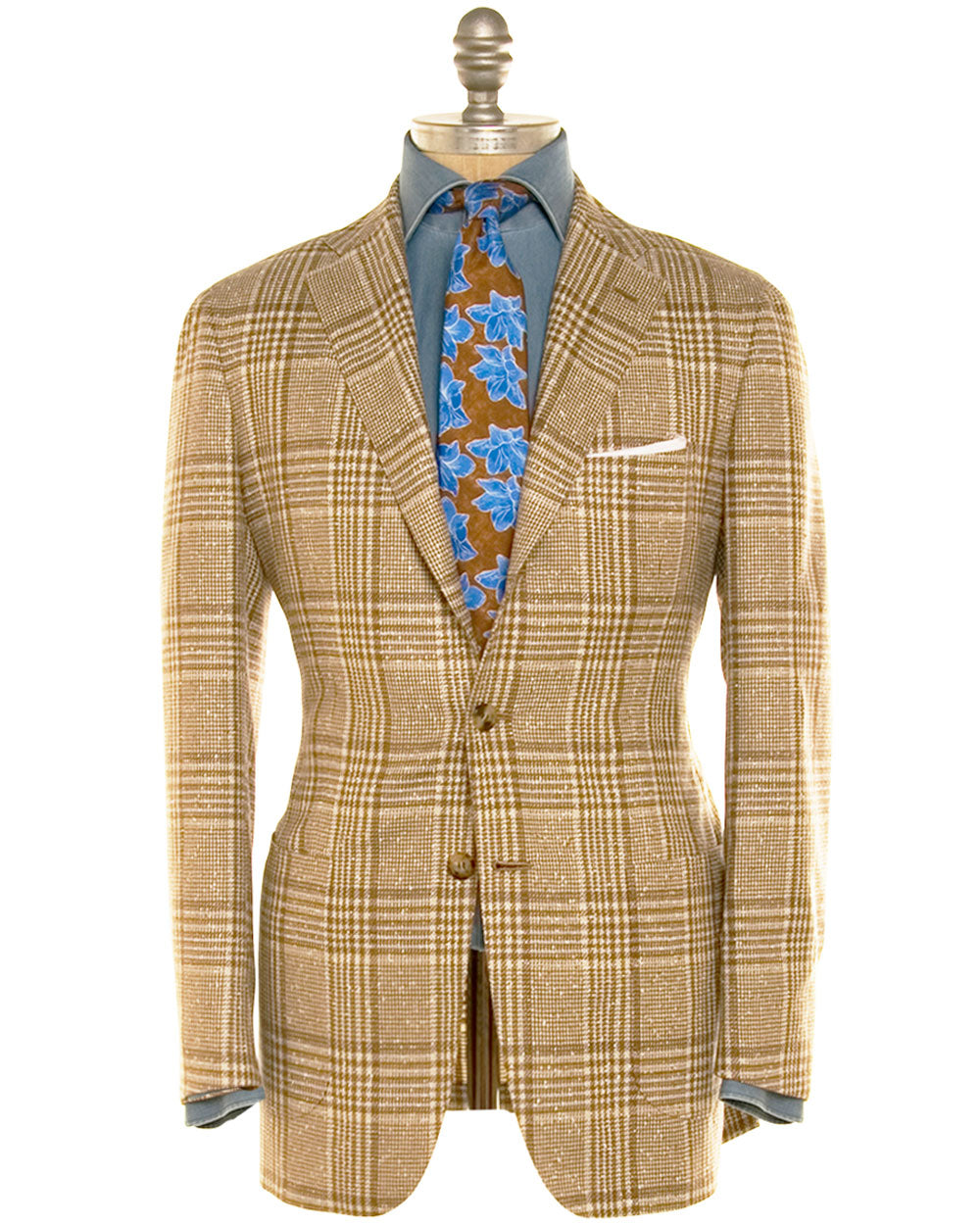 Rust and Ivory Plaid Sportcoat
