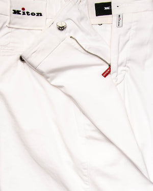 White 5 Pocket Pant