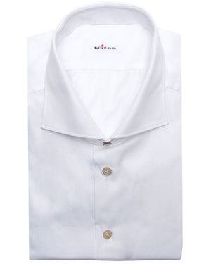 White Solid Sport Shirt