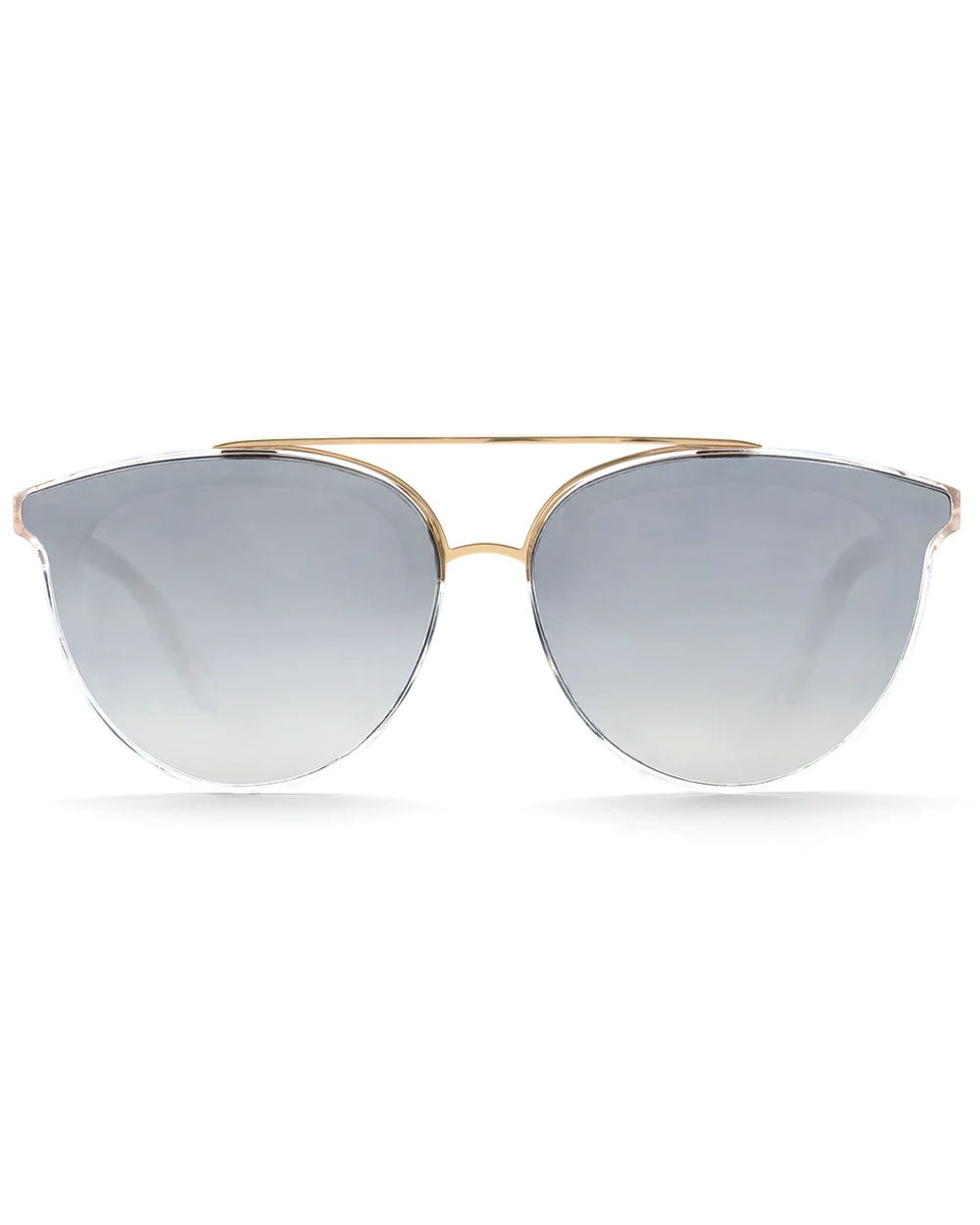 Clio Nylon Sunglasses in Crystal 24K