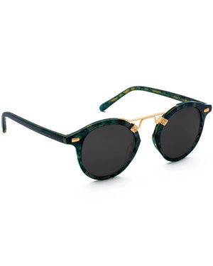Polarized St. Louis Sunglasses in Grey Ivy