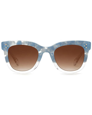 Jena Sunglasses in Opaline to Crystal