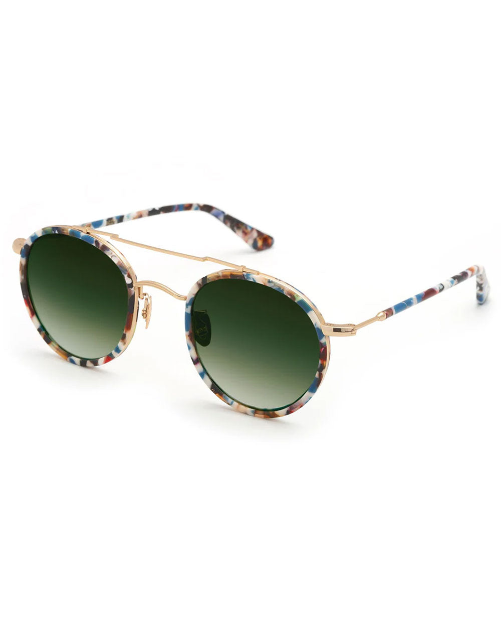 Porter Sunglasses in 18K Titanium and Santorini