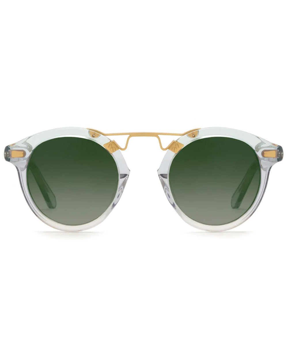 STL II Sunglasses in Lagoon 24K Mirrored
