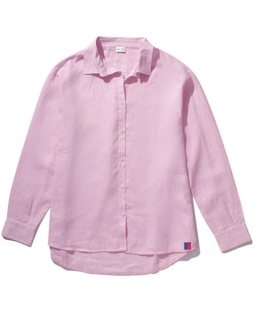 The Hutton Button Down Shirt in Pink