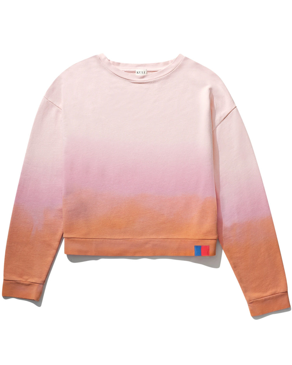 The Summer Pullover in Pink Ombre Dip Dye