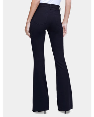 Black Marty High Rise Flare Pant