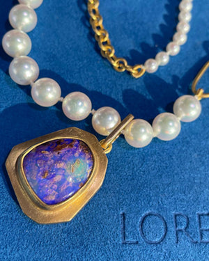 Opal Frame Pendant