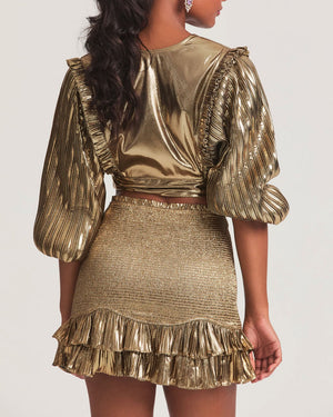 Gold Nolita Skirt